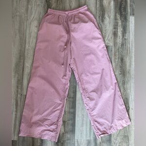 DONNI. Pink Wide Leg Pants